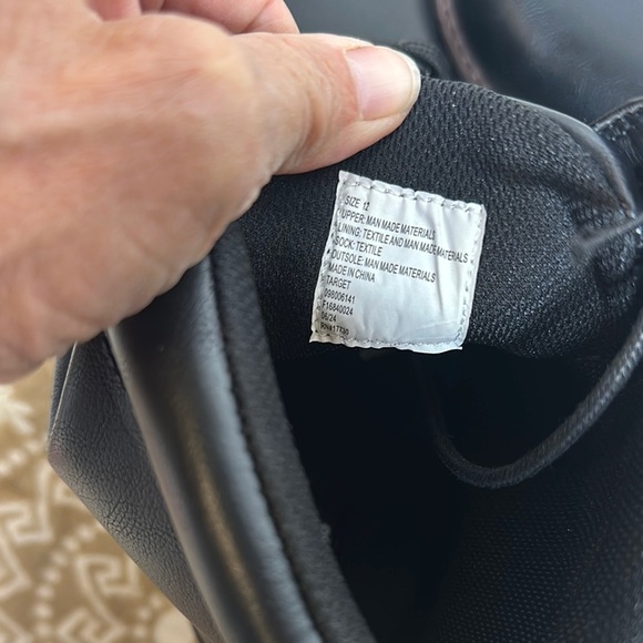 Goodfellow & Co Black Leather Ankle Boots - Picture 9 of 10